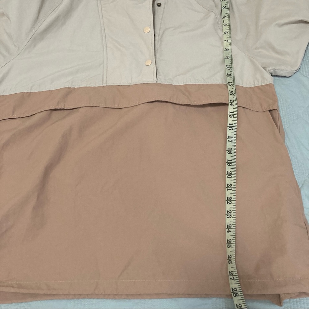 FAHERTY Women Jacket Anorak Hood Lightweight Zip Big pocket Coat Core Sz XL - Picture 13 of 16